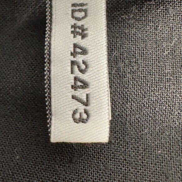 Express Publicist Black Dress Pants Size 10 Wide Leg Cuffed Hem Office Wear - Picture 9 of 9